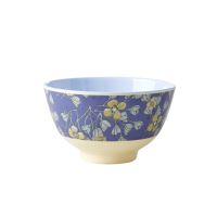 Hanging Flower Print Small Melamine Bowl By Rice DK